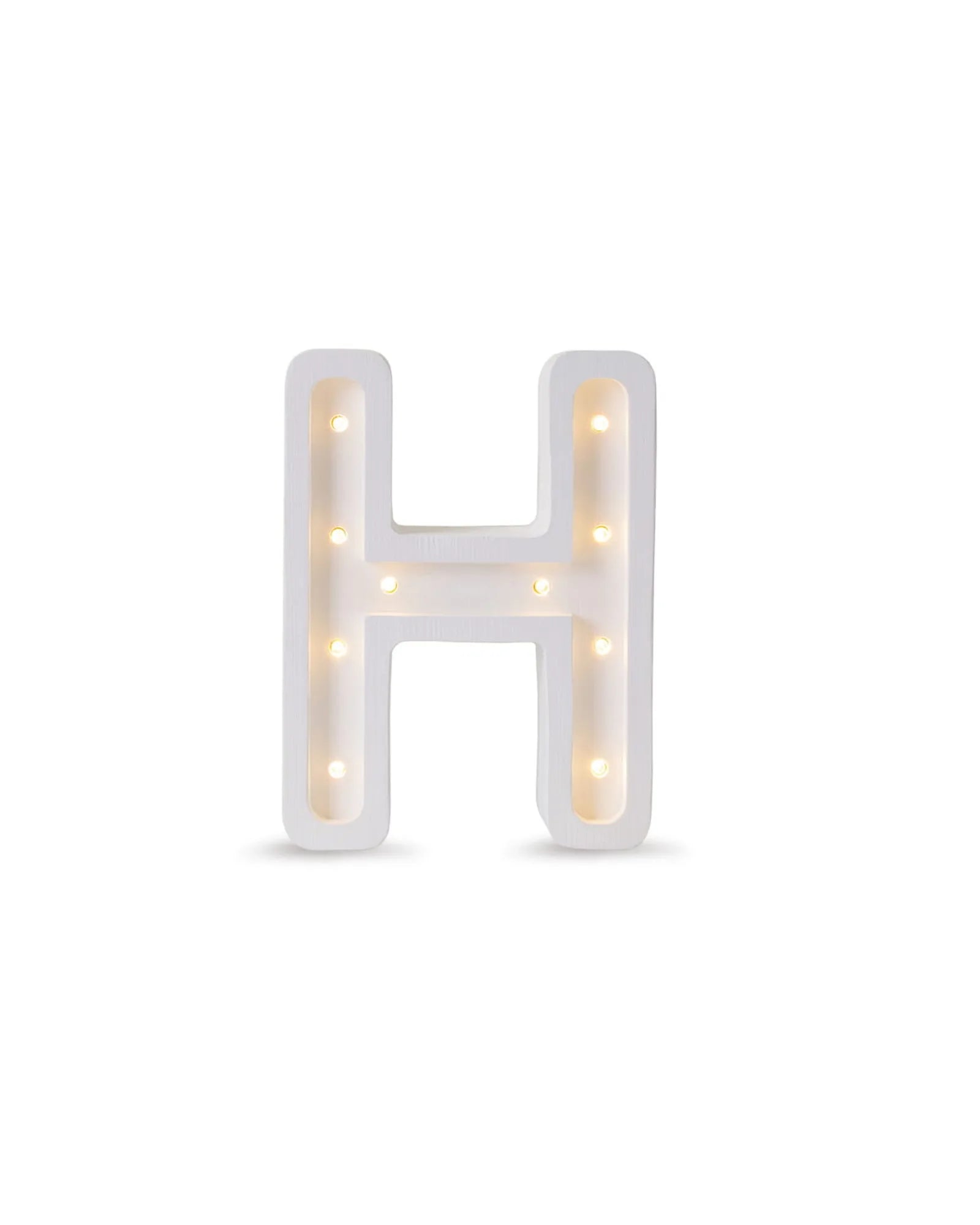 Veilleuse Lettre "H" en Bois de Pin – Montessori pour enfant – photo 1