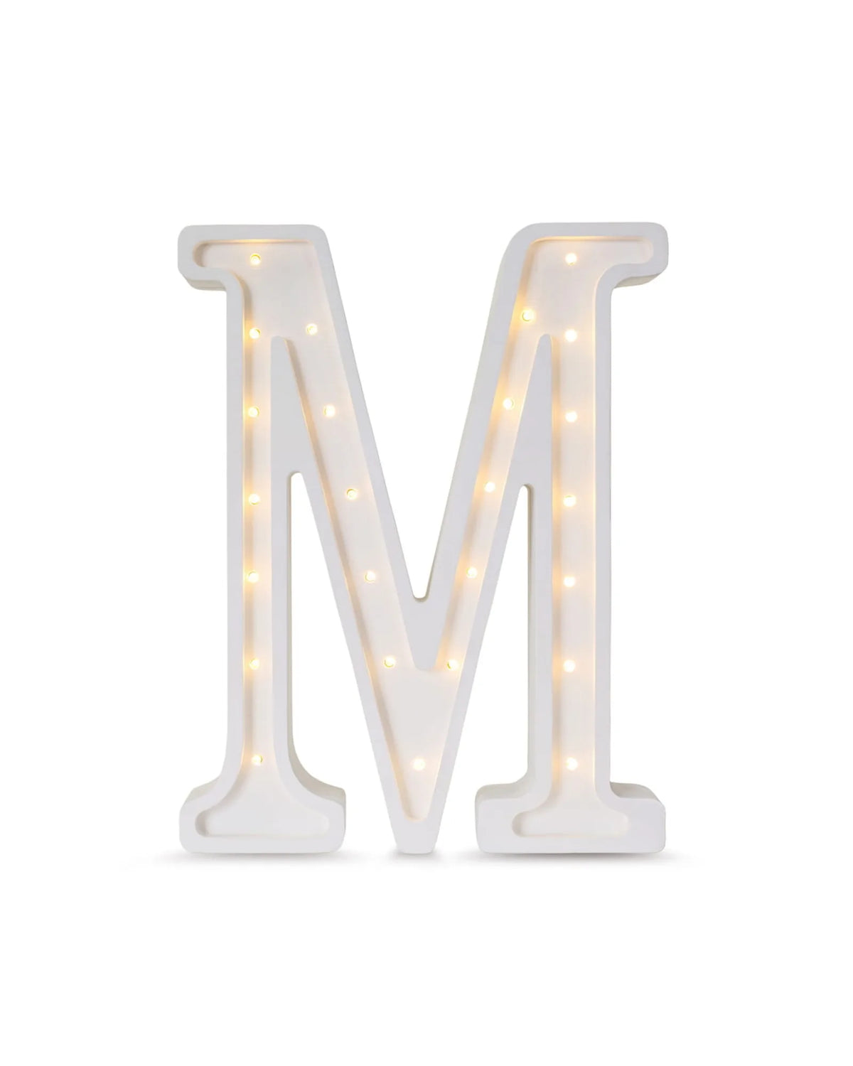 Veilleuse Lettre "M" en Bois de Pin – Montessori pour enfant – photo 1