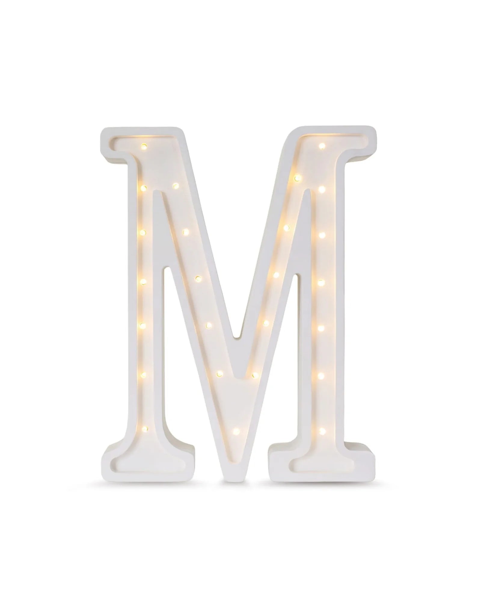 Veilleuse Lettre "M" en Bois de Pin – Montessori pour enfant – photo 1