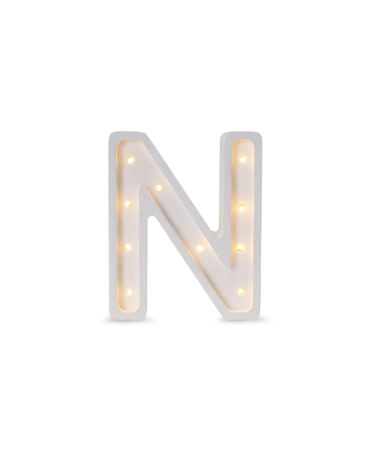 Veilleuse Lettre "N" en Bois de Pin – Montessori pour enfant – photo 1