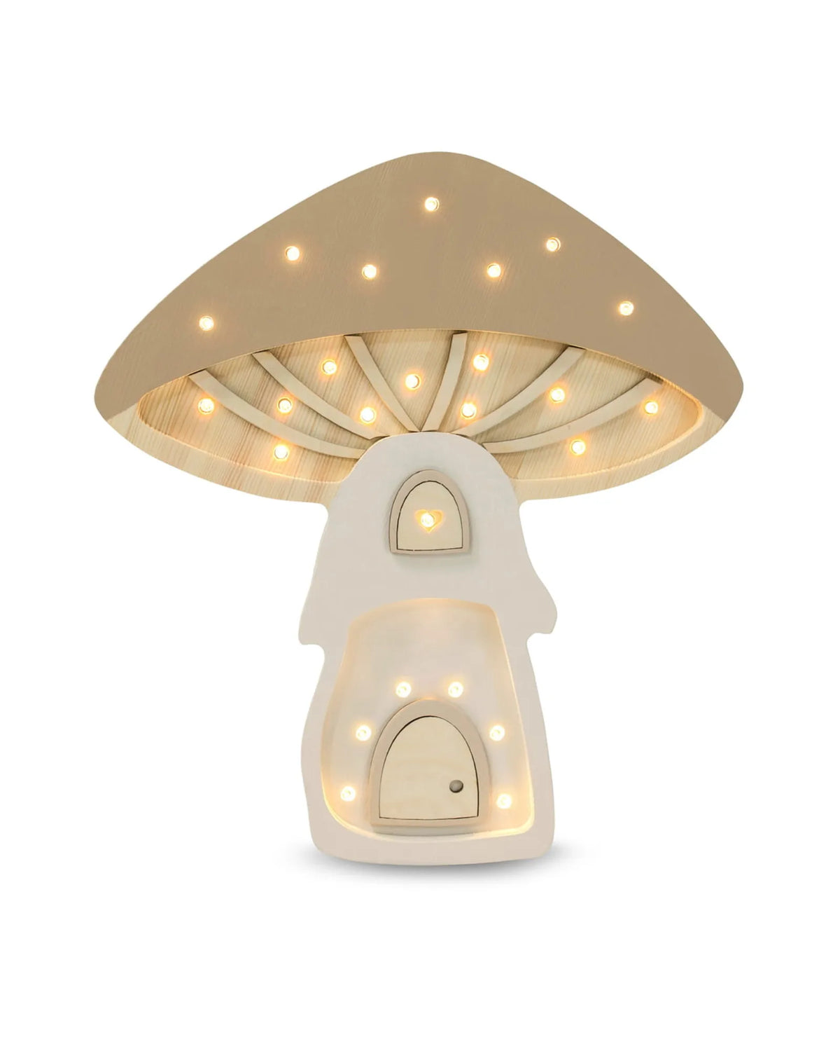 Veilleuse Maison Champignon en Bois de Pin – Montessori pour enfant – photo 3