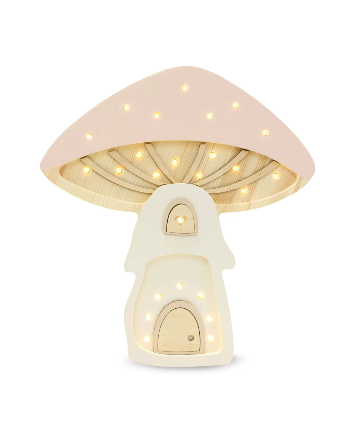 Veilleuse Maison Champignon en Bois de Pin – Montessori pour enfant – photo 6