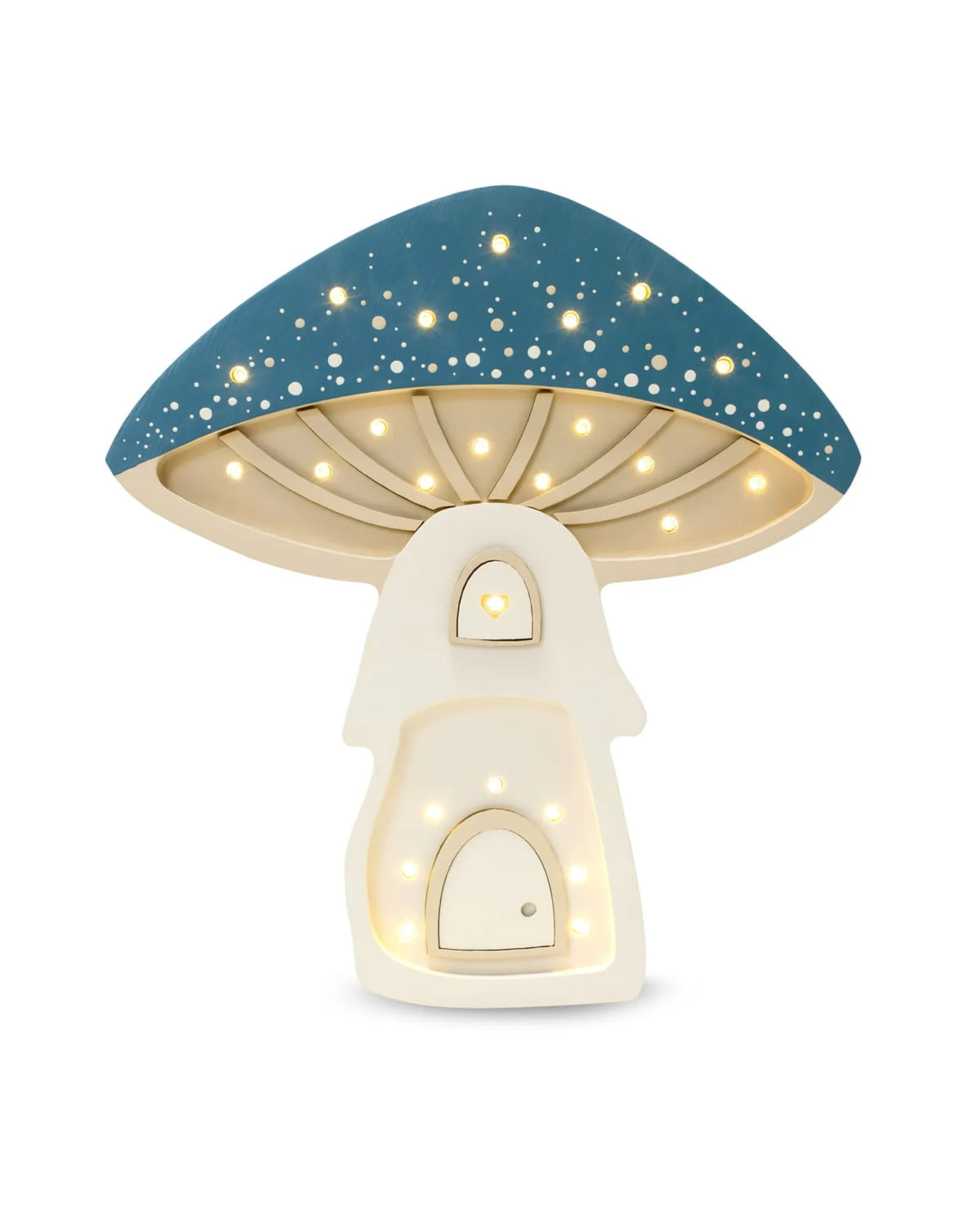 Veilleuse Maison Champignon en Bois de Pin – Montessori pour enfant – photo 4