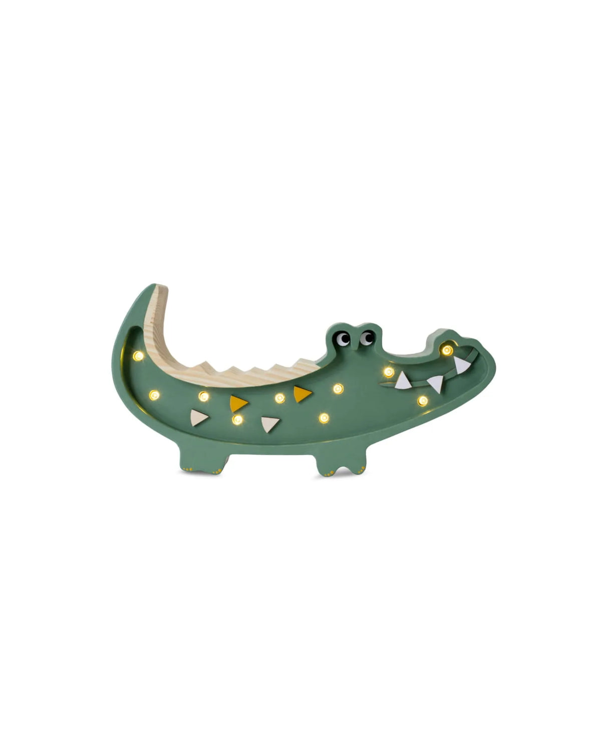 Veilleuse Mini Crocodile en Bois de Pin – Montessori pour enfant – photo 2