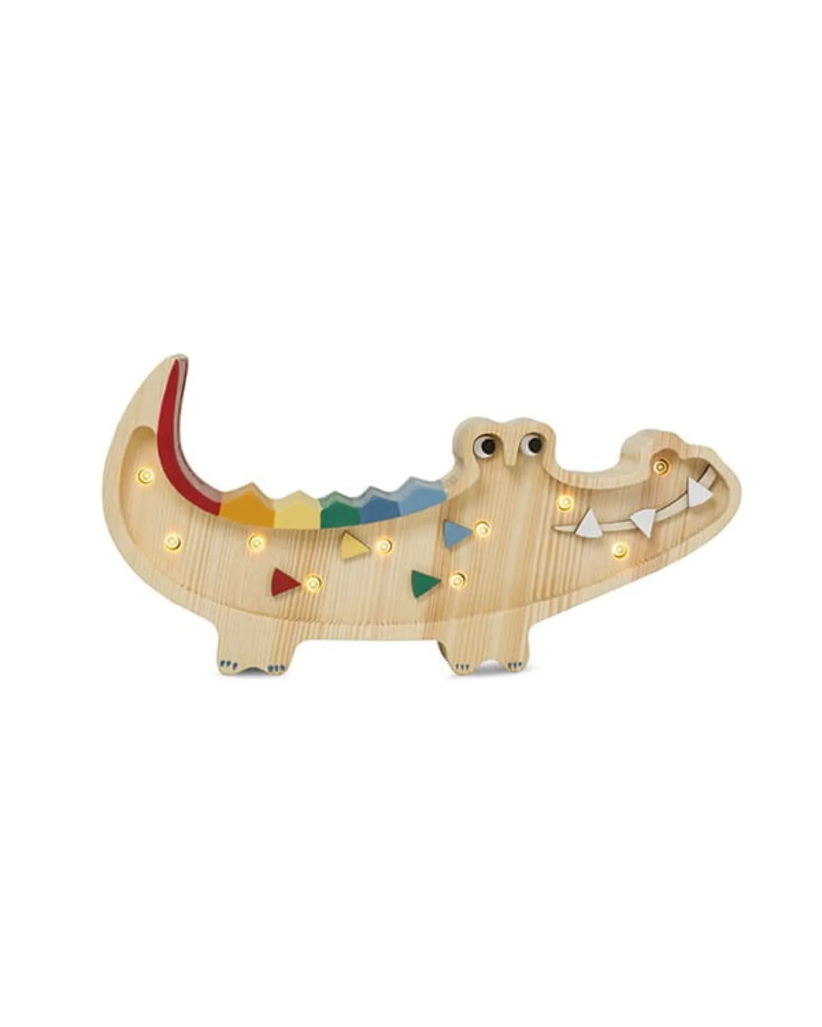 Veilleuse Mini Crocodile en Bois de Pin – Montessori pour enfant – photo 3