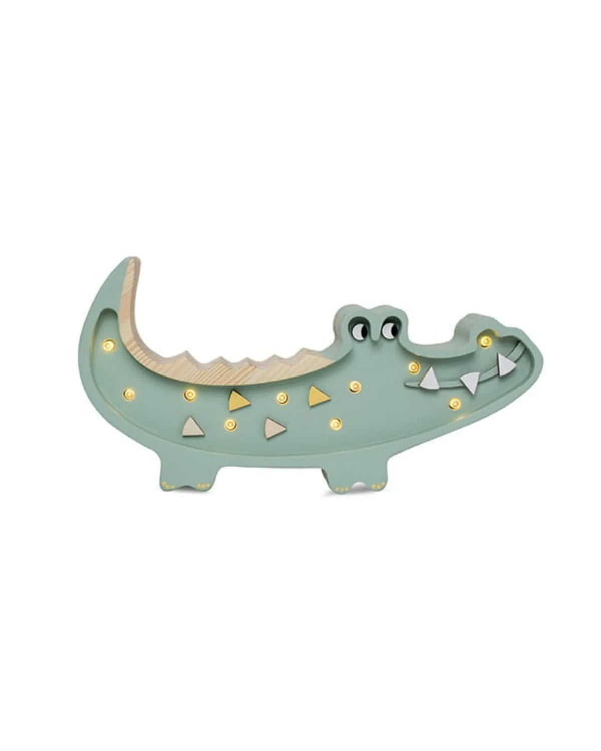 Veilleuse Mini Crocodile en Bois de Pin – Montessori pour enfant – photo 4