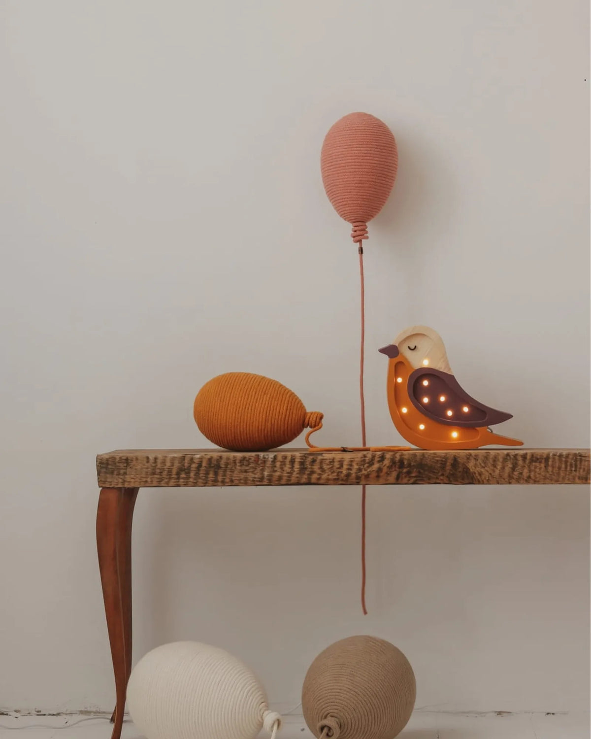 Veilleuse Mini Oiseau en Bois de Pin – Montessori pour enfant – photo 16