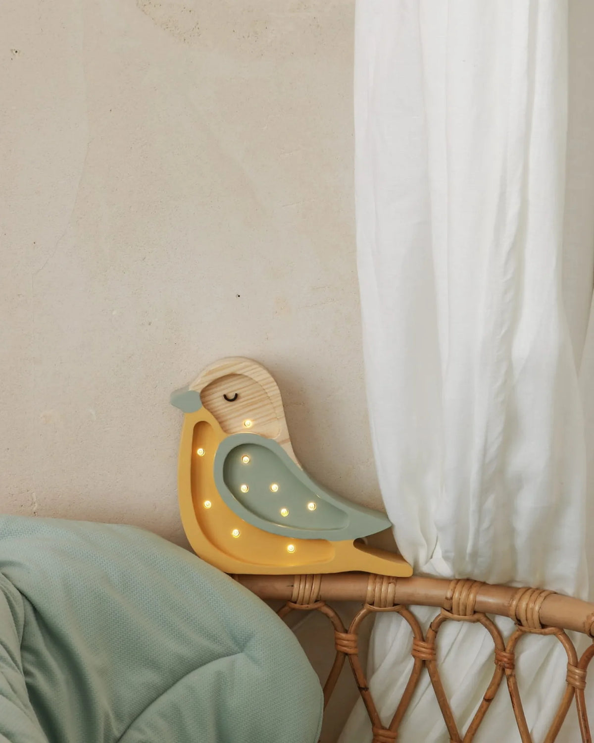 Veilleuse Mini Oiseau en Bois de Pin – Montessori pour enfant – photo 15