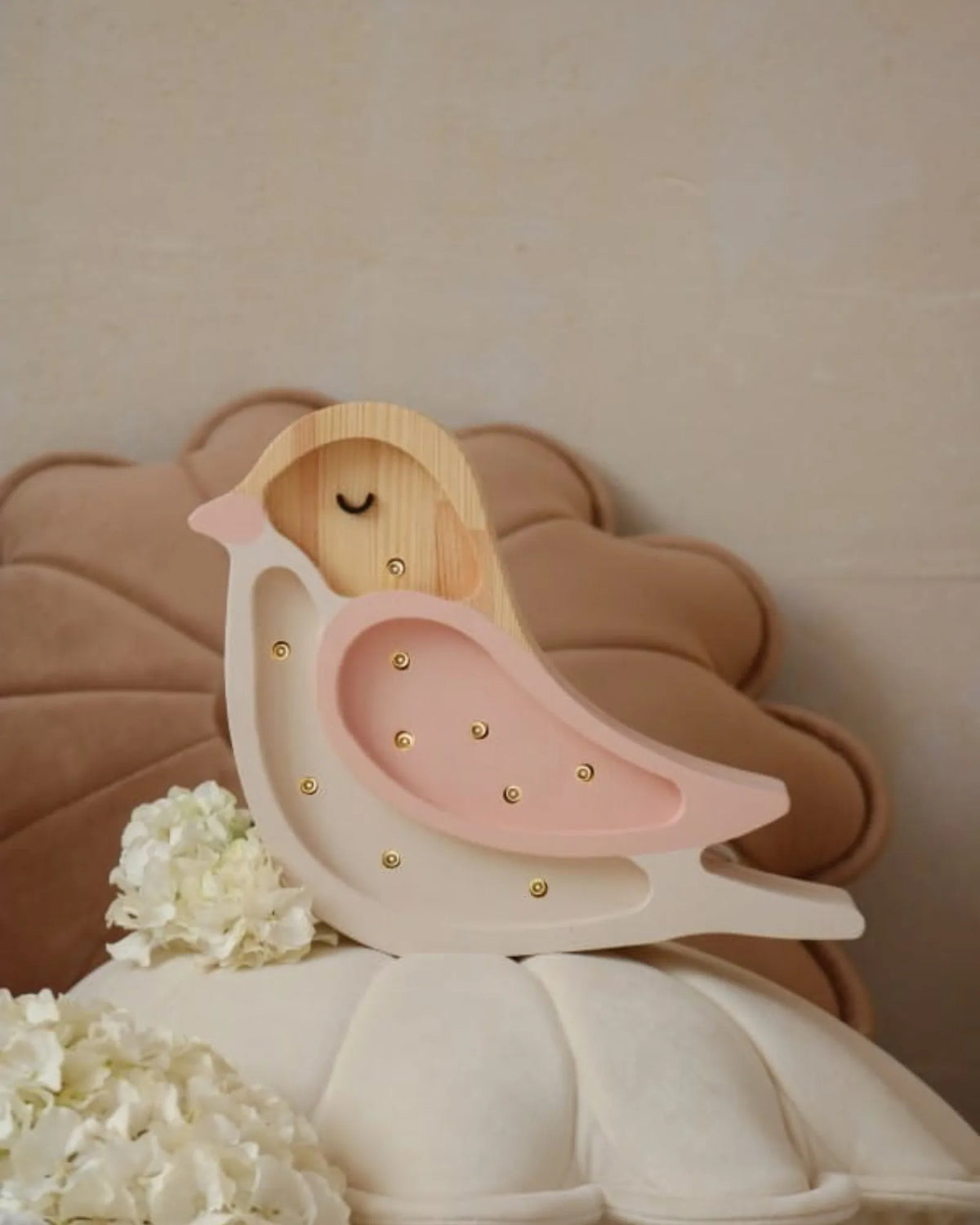 Veilleuse Mini Oiseau en Bois de Pin – Montessori pour enfant – photo 11