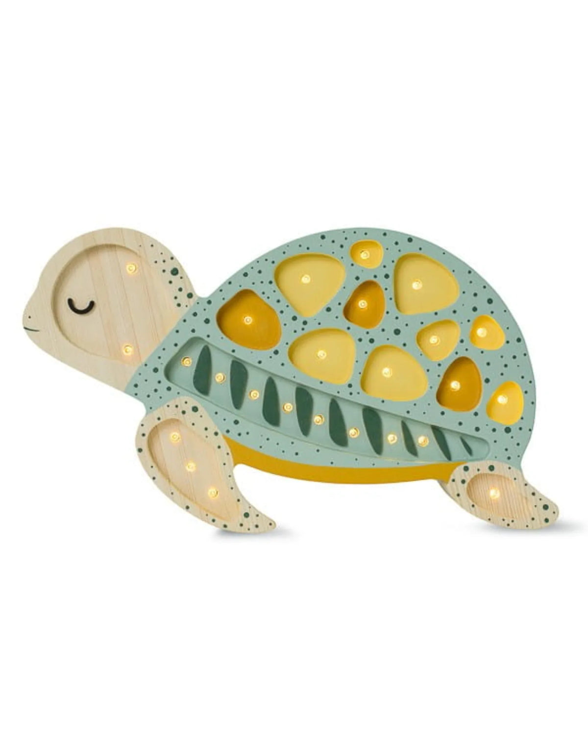 Veilleuse Tortue en Bois de Pin – Montessori pour enfant – photo 4