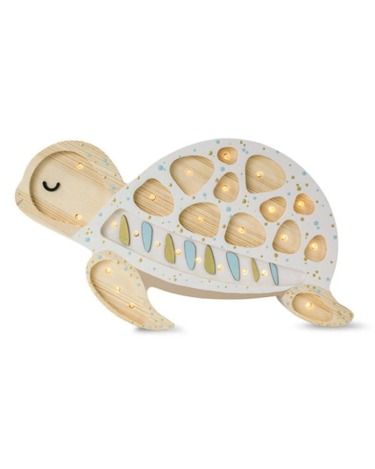 Veilleuse Tortue en Bois de Pin – Montessori pour enfant – photo 3