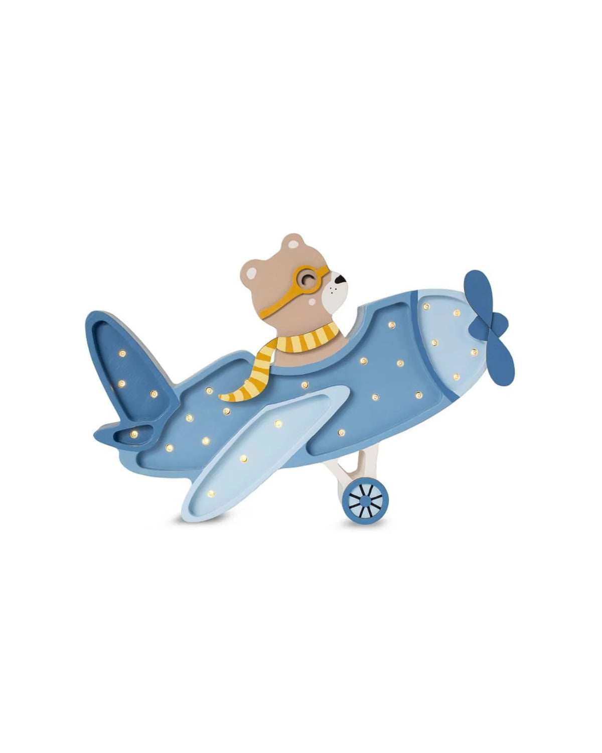 Veilleuse Vintage Aircraft en Bois de Pin – Montessori pour enfant – photo 4