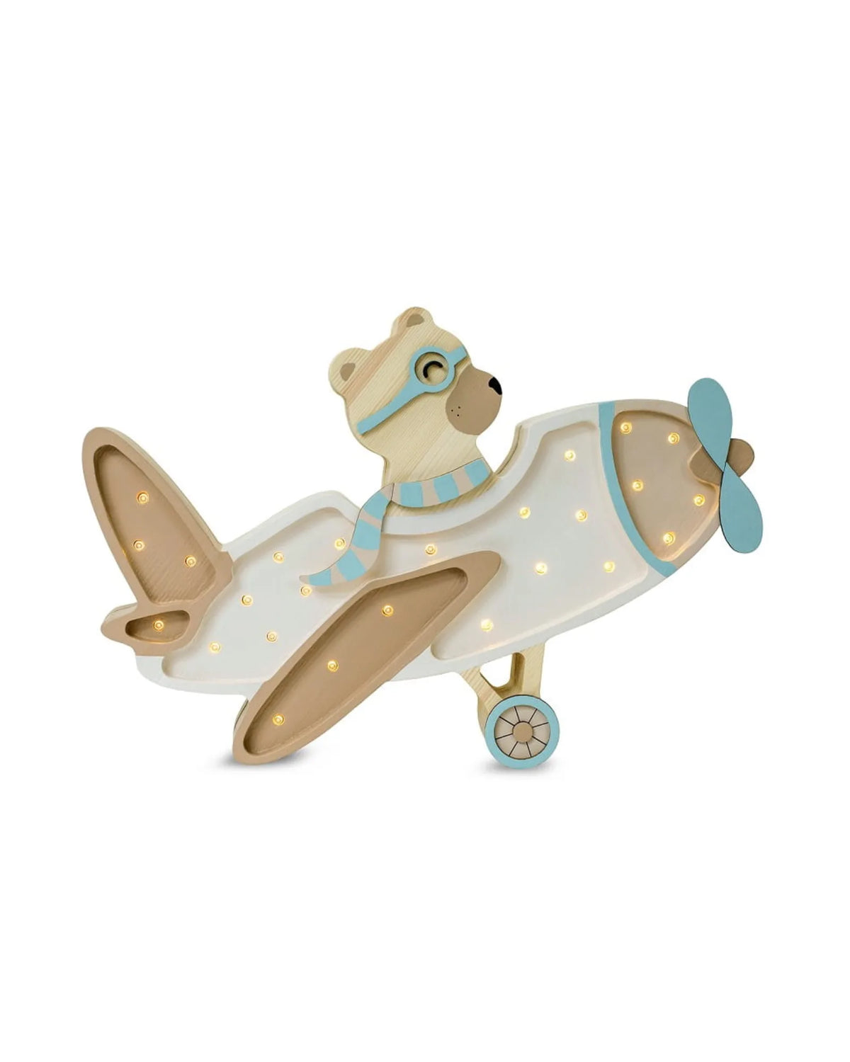 Veilleuse Vintage Aircraft en Bois de Pin – Montessori pour enfant – photo 3