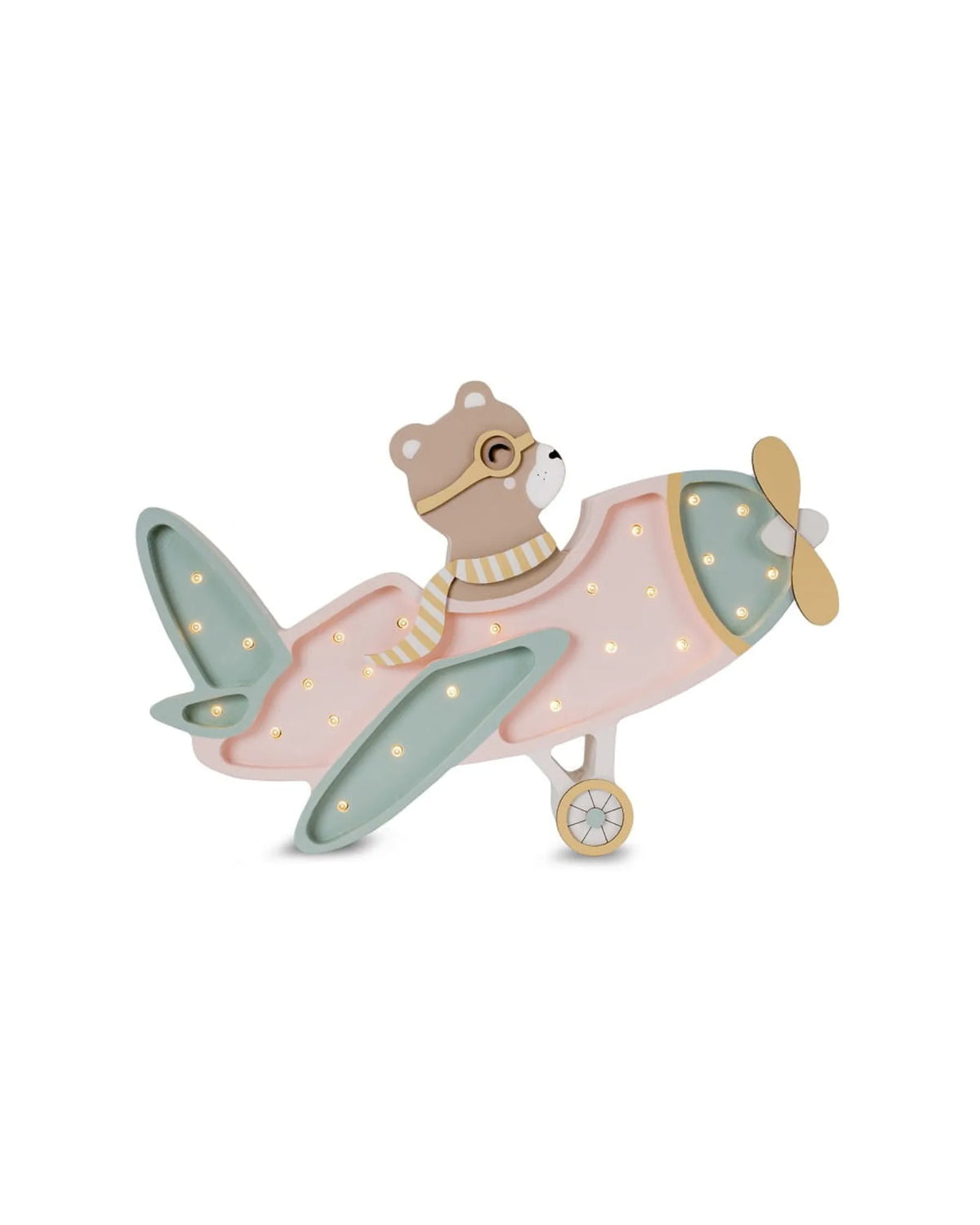 Veilleuse Vintage Aircraft en Bois de Pin – Montessori pour enfant – photo 2