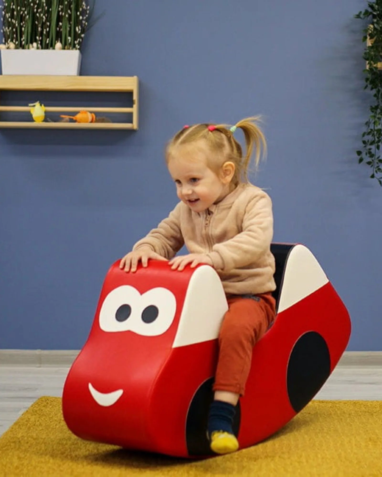 Voiture à Bascule en Mousse Soft Car — Équilibre & Jeu – Montessori pour enfant – photo 1