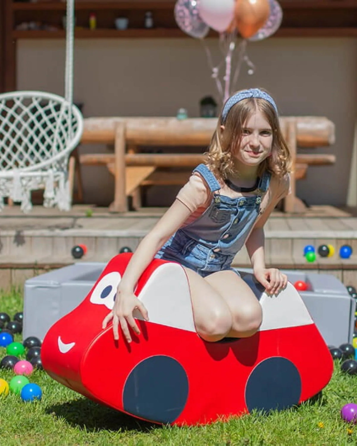 Voiture à Bascule en Mousse Soft Car — Équilibre & Jeu – Montessori pour enfant – photo 9