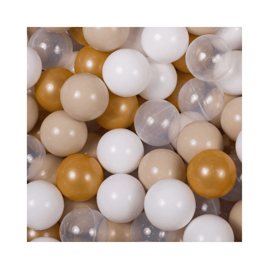 Balles pour Piscine (200 ud) - Beige, White, Transparent en | Motricidade Tinitto – Fabrication européenne