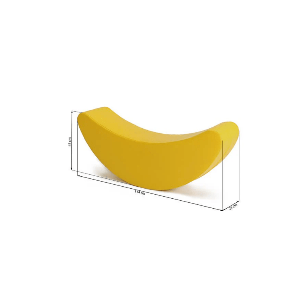 Bascule en Mousse "Soft Banana" – Équilibre & Motricité (IGLU) en | Motricidade Tinitto – Fabrication européenne