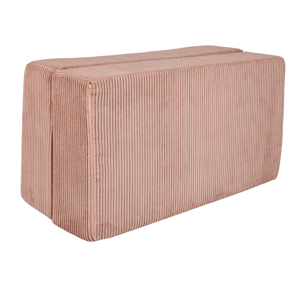 Canapé Cube en Velours Doux - Powder Pink en | Decoração Tinitto – Fabrication européenne
