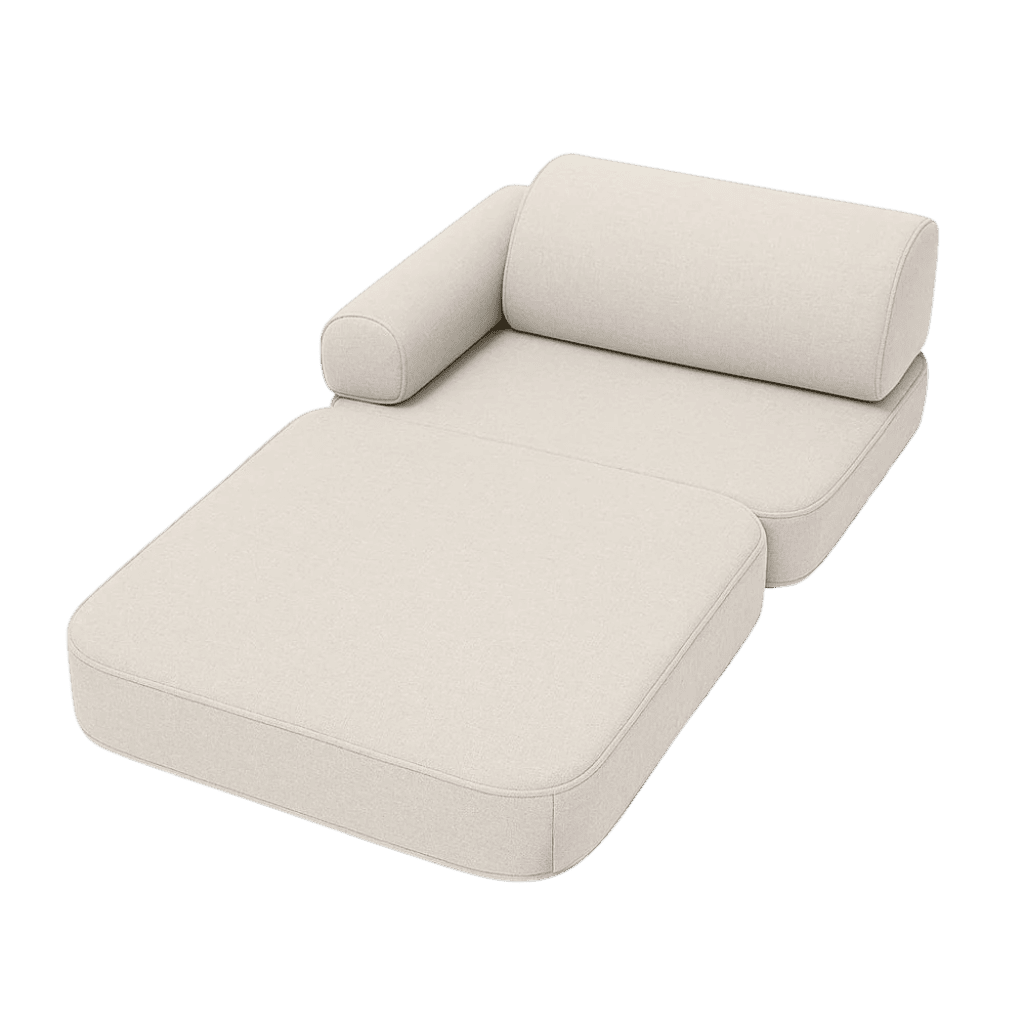 Canapé Extérieur & Intérieur Outzy en Velours Cotele Taupe Fonce | Decoração Tinitto – Fabrication européenne