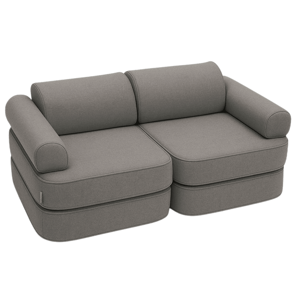 Canapé Extérieur & Intérieur Outzy en Velours Cotele Taupe Fonce | Decoração Tinitto – Fabrication européenne