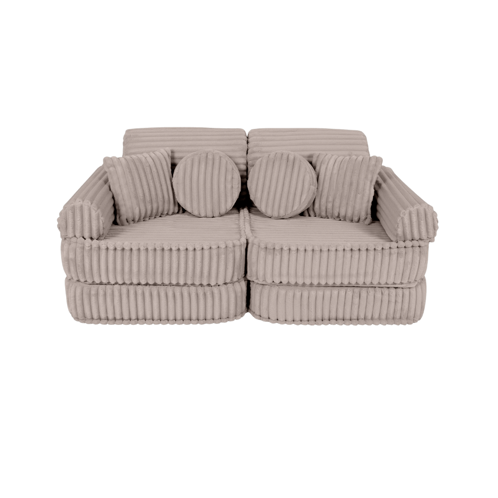 Canapé Medium Modular Sofa for Kids - Churros Beige en | Decoração Tinitto – Fabrication européenne