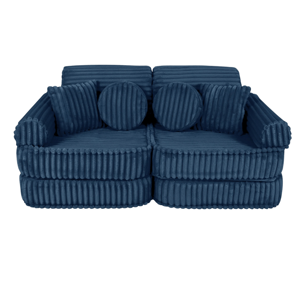 Canapé Medium Modular Sofa for Kids - Churros Blue en | Decoração Tinitto – Fabrication européenne