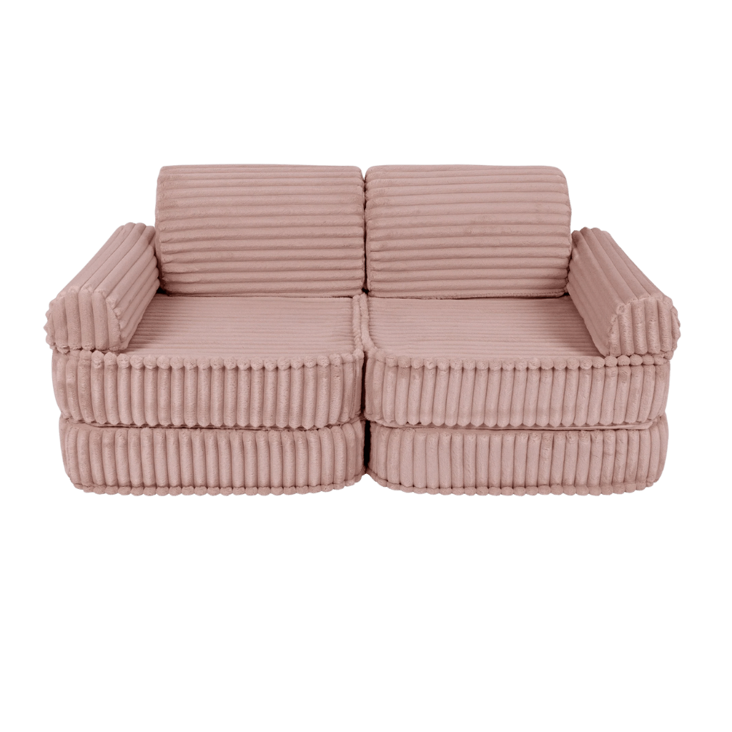 Canapé Medium Modular Sofa for Kids - Churros Pink en | Decoração Tinitto – Fabrication européenne