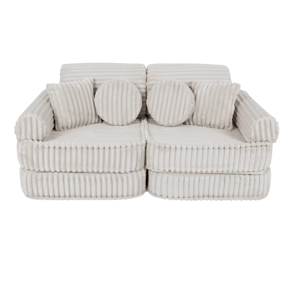 Canapé Medium Modular Sofa for Kids - Churros White en | Decoração Tinitto – Fabrication européenne