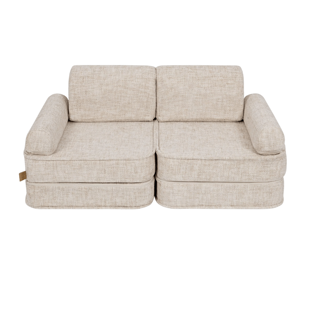 Canapé Medium Modular Sofa for Kids - Tangle Marshmallow Beige en | Decoração Tinitto – Fabrication européenne