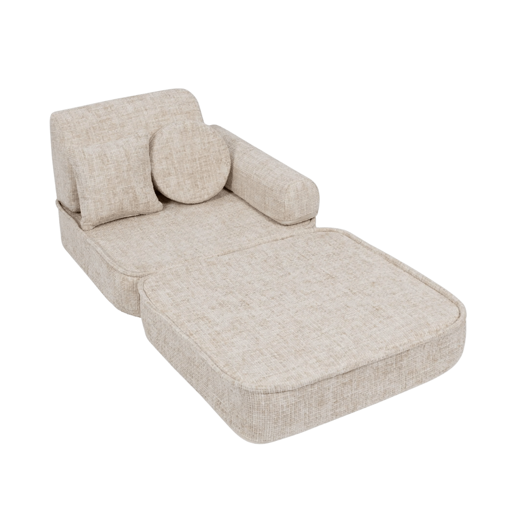 Canapé Medium Modular Sofa for Kids - Tangle Marshmallow Beige en | Decoração Tinitto – Fabrication européenne