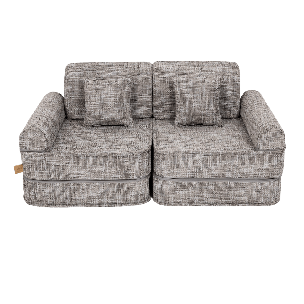 Canapé Medium Modular Sofa for Kids - Tangle Moon Grey en | Decoração Tinitto – Fabrication européenne