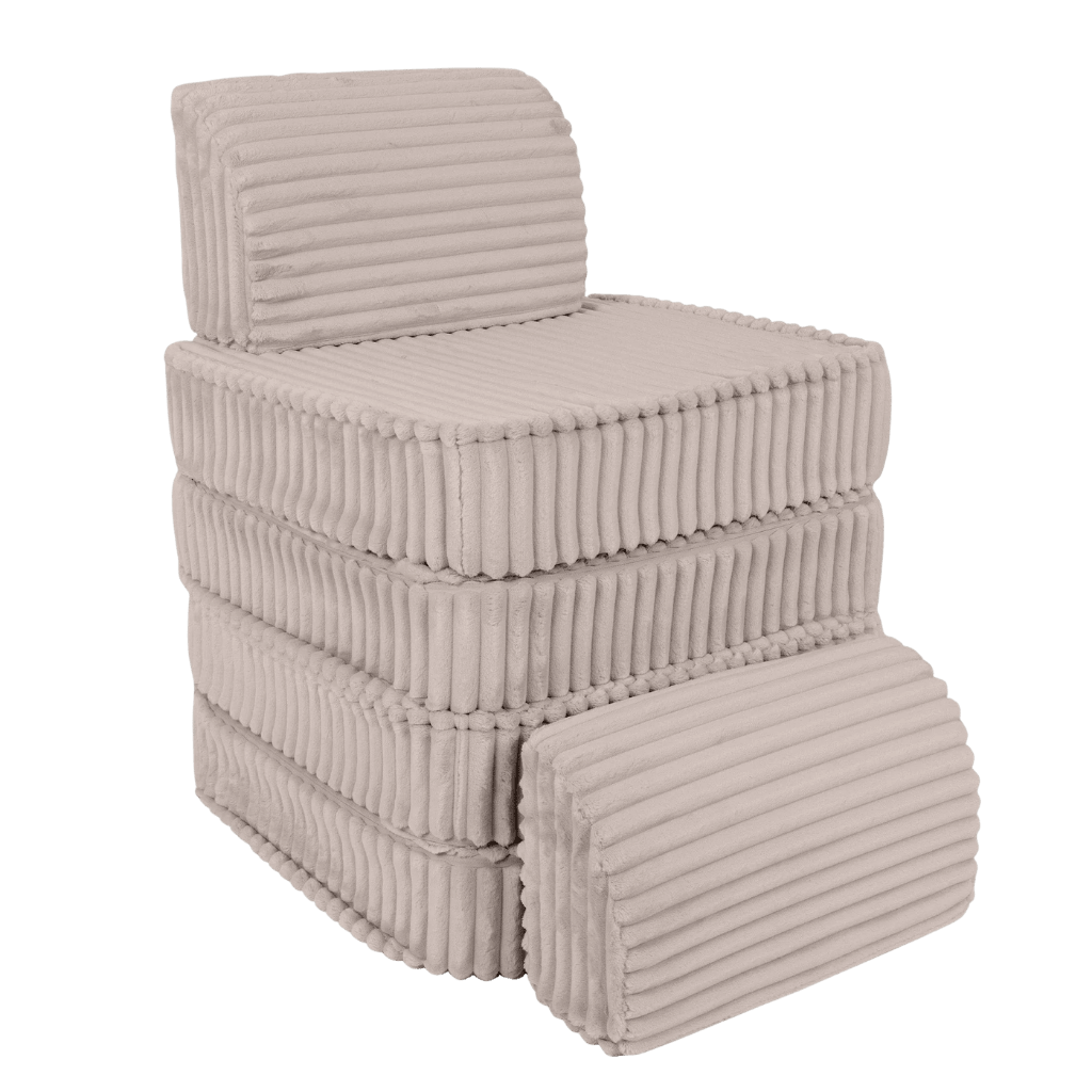 Canapé Modulable Enfant "Basic" 4 Pièces Churros – MeowBaby - Beige en | Conforto Tinitto – Fabrication européenne