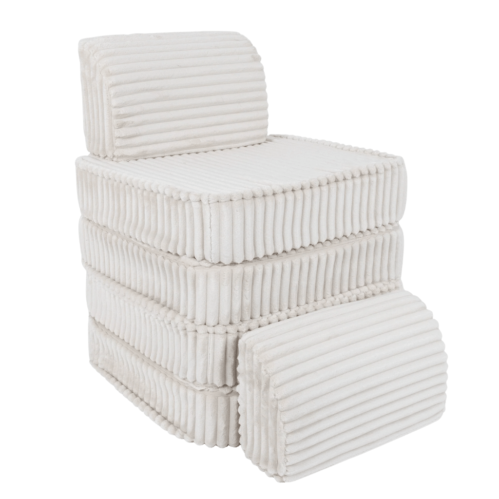 Canapé Modulable Enfant "Basic" 4 Pièces Churros – MeowBaby - Blanc en | Conforto Tinitto – Fabrication européenne