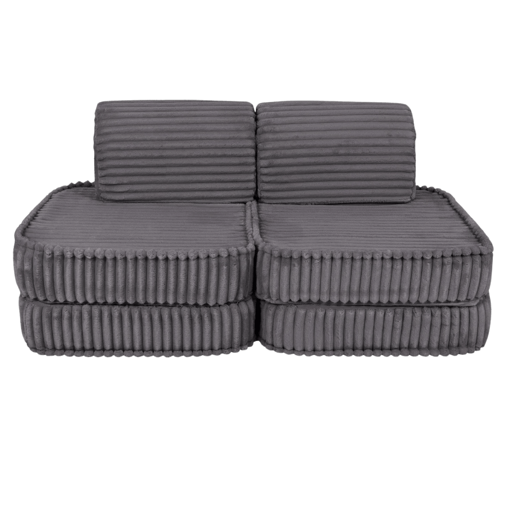 Canapé Modulable Enfant "Basic" 4 Pièces Churros – MeowBaby - Gris jurassique en | Conforto Tinitto – Fabrication européenne