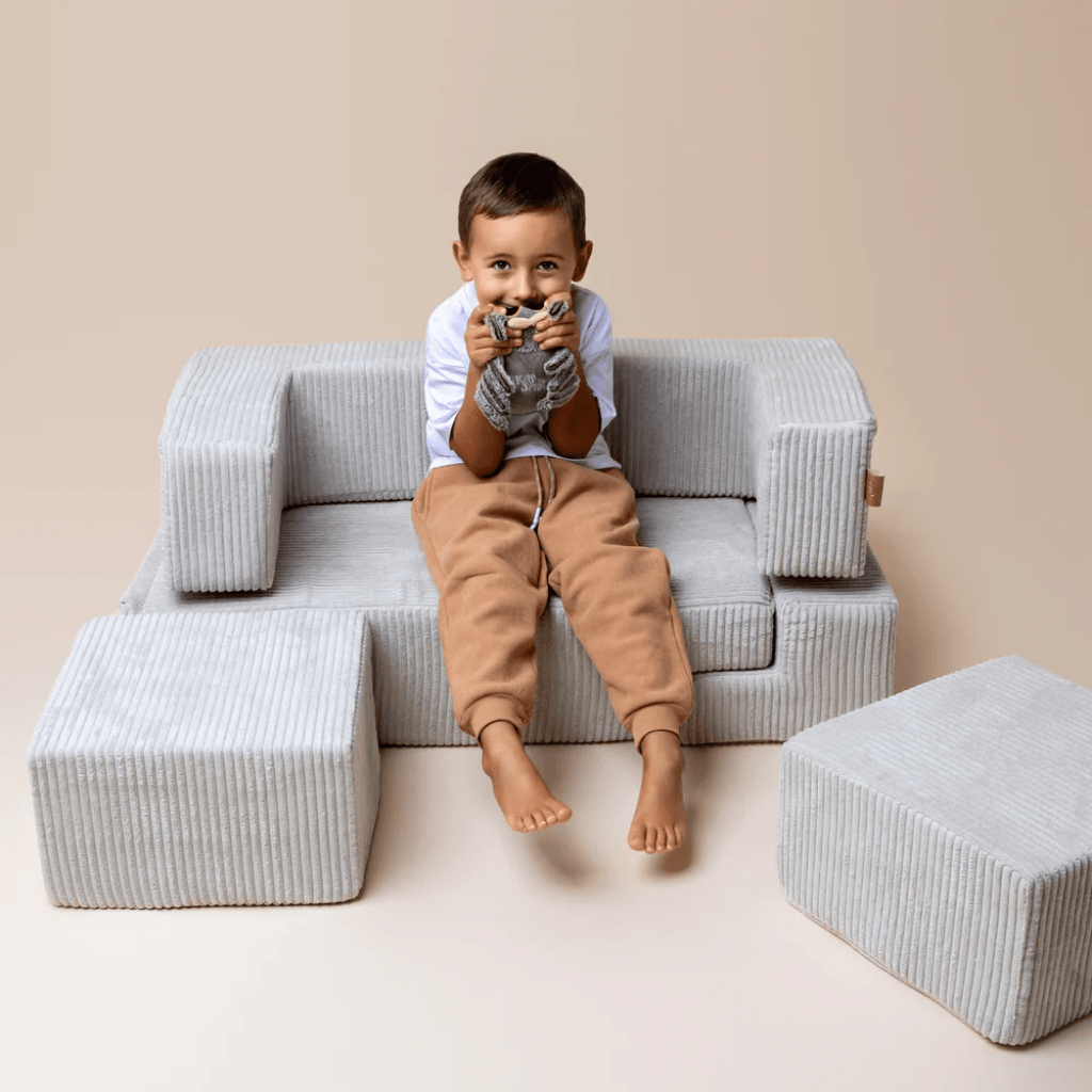 Canapé Modulable Enfant "Bricks" 6 Pièces Aesthetic – MeowBaby - Ecru en | Motricidade Tinitto – Fabrication européenne
