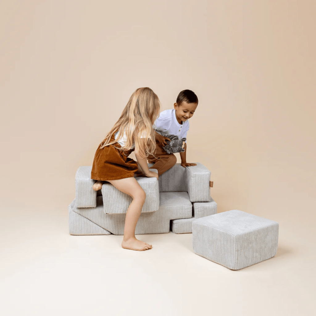 Canapé Modulable Enfant "Bricks" 6 Pièces Aesthetic – MeowBaby - Ecru en | Motricidade Tinitto – Fabrication européenne