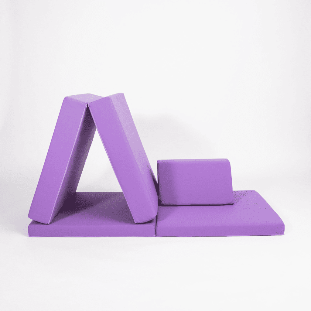 Canapé Modulable Enfant Jeu Montessori Évolutif en Purple | Decoração Tinitto – Fabrication européenne