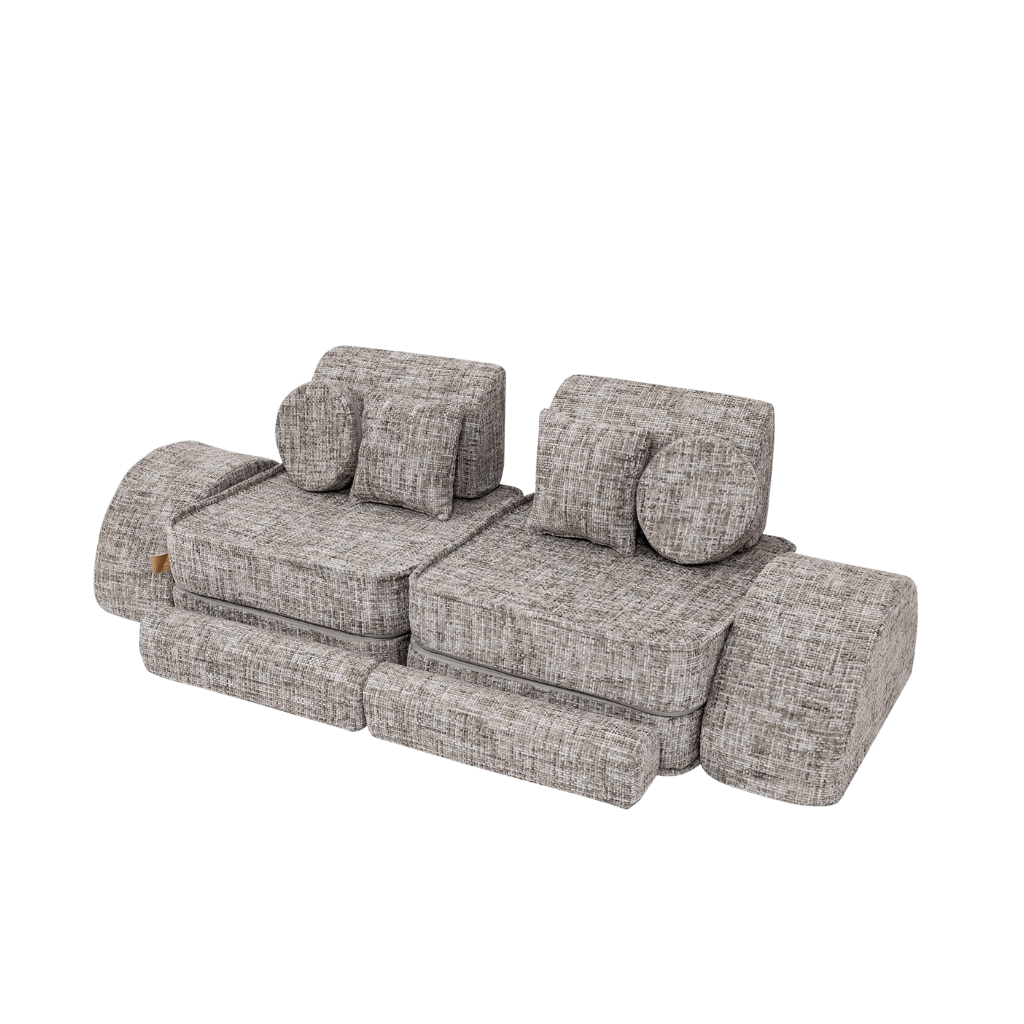 Canapé Modulable Moyen pour Enfants - Tangle Moon Grey en | Decoração Tinitto – Fabrication européenne