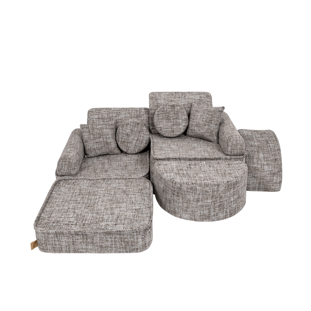 Canapé Modulable Moyen pour Enfants - Tangle Moon Grey en | Decoração Tinitto – Fabrication européenne