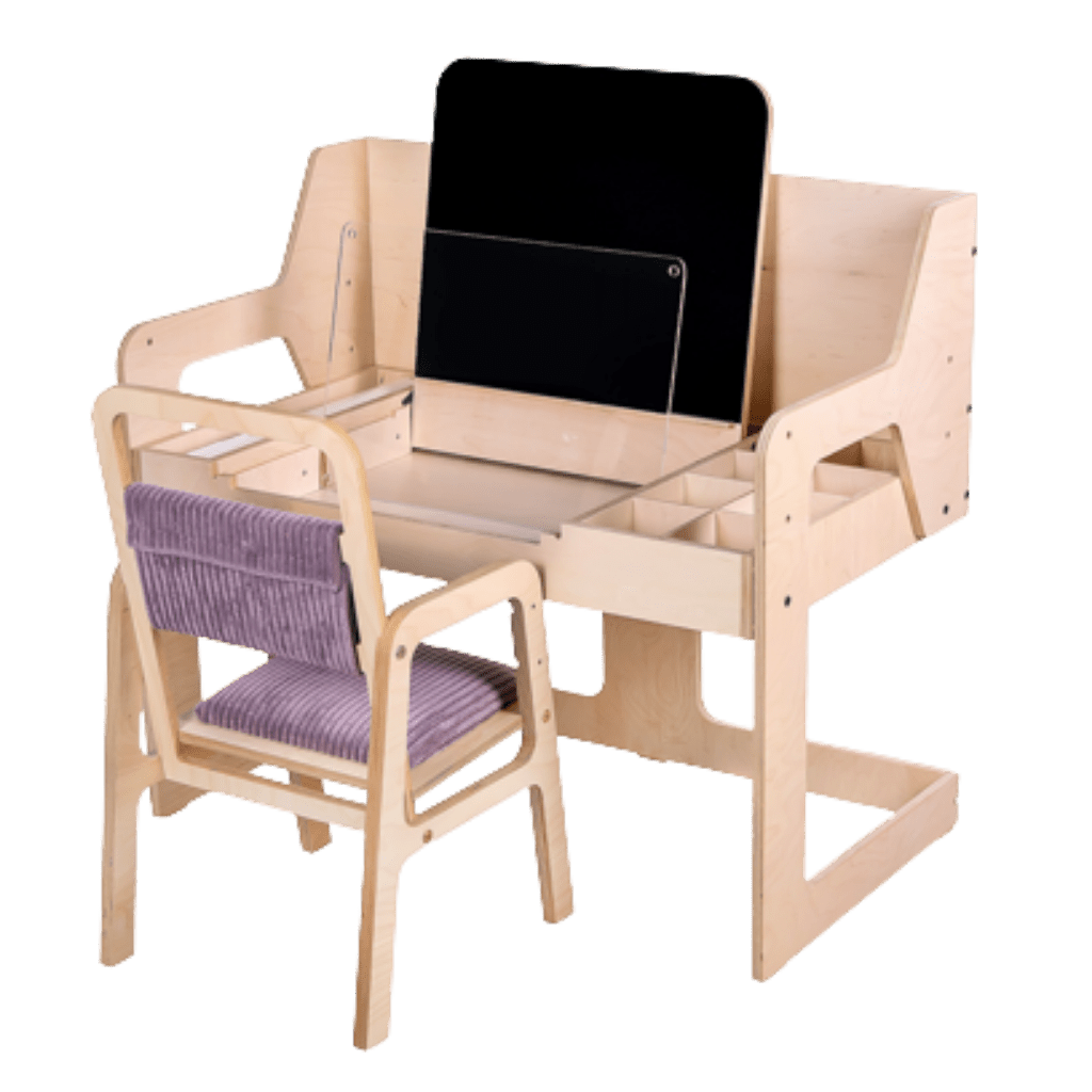 Chaise Évolutive Rembourrée "Luula" – Ergonomie 2 - 12 ans - Rose Framboise en | Motricidade Tinitto – Fabrication européenne