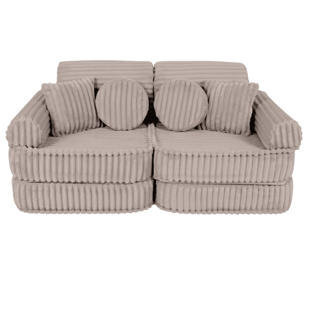 Coccolo - Canapé Modulable Enfant Premium en RosyBrown | Decoração Tinitto – Fabrication européenne