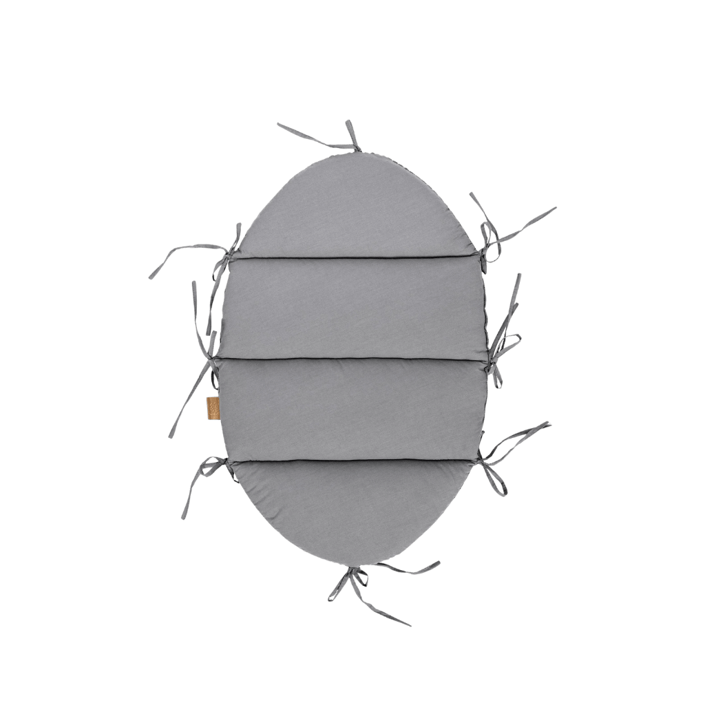 Cocon Bébé Évolutif avec Tresse Amovible - Gris en | Conforto Tinitto – Fabrication européenne