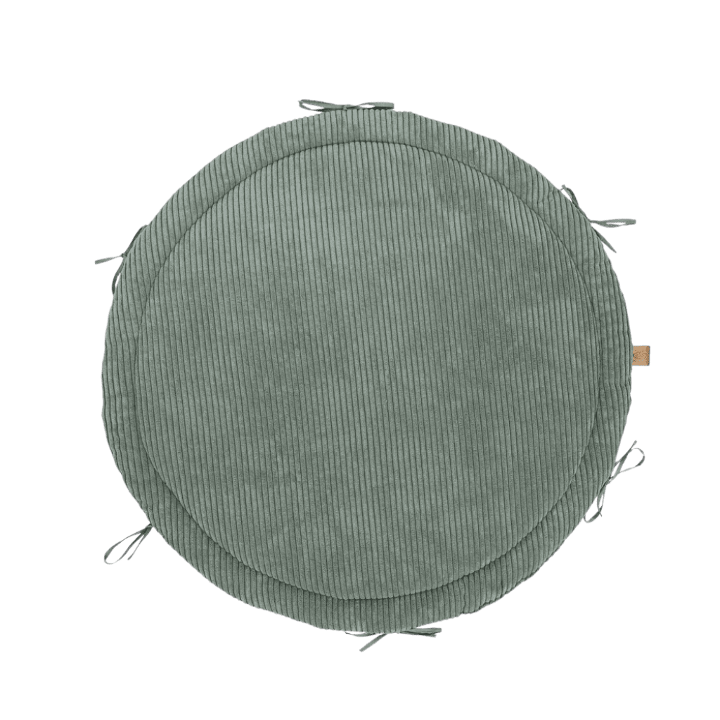 Cocon Bébé Olive 3 - en - 1 – Tapis d’Éveil & Tour de Lit Tressé en DarkGray | Conforto Tinitto – Fabrication européenne