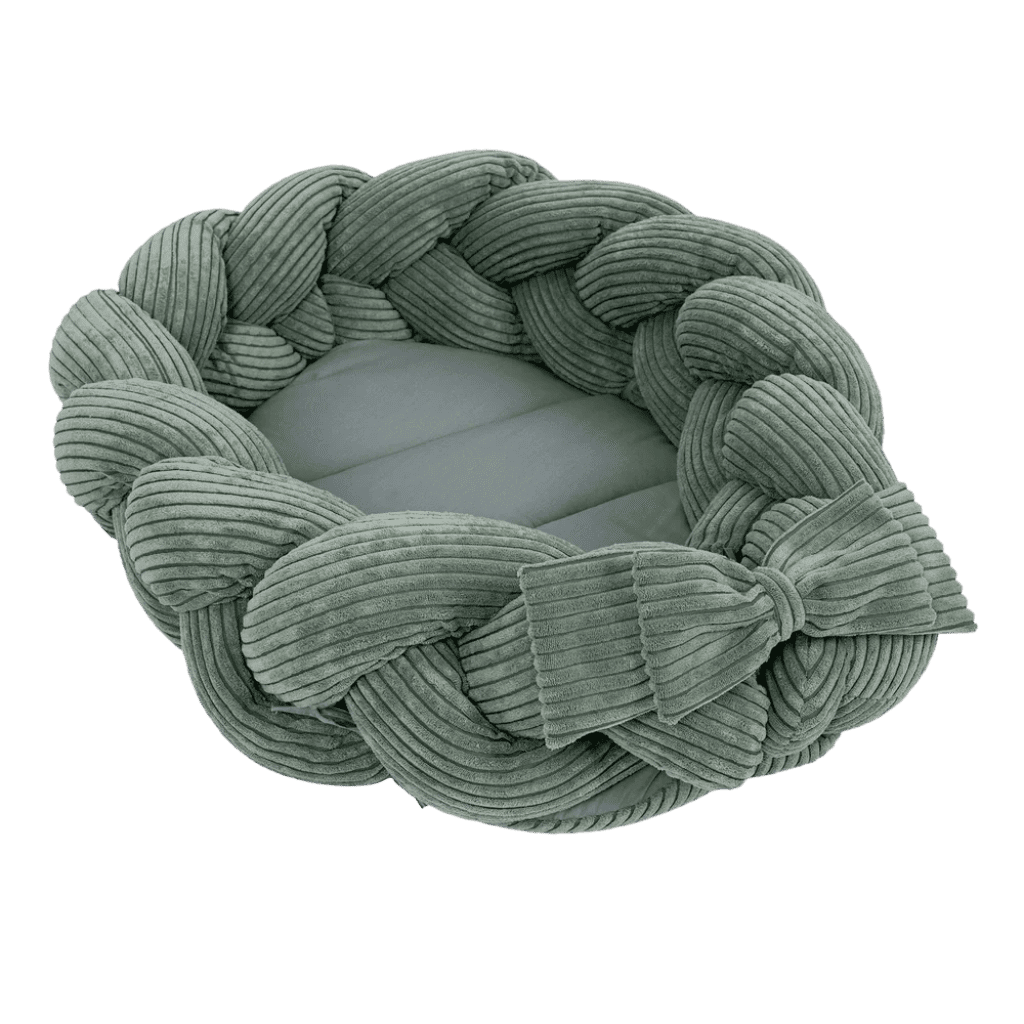 Cocon Bébé Vanille avec Protection Tressée en DarkGray | Conforto Tinitto – Fabrication européenne