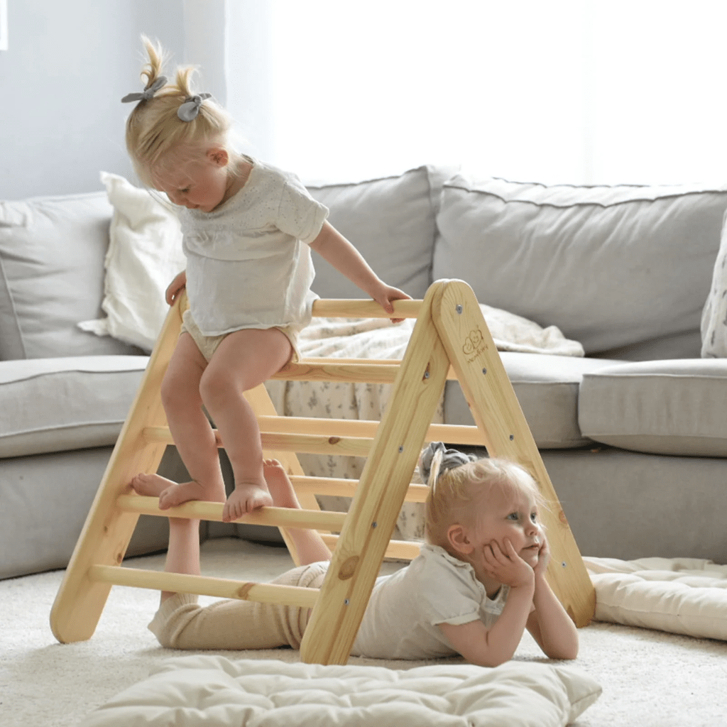 Pikler Wooden Climbing Ladder - Natural Wood | Motricidade Tinitto – Made in Europe