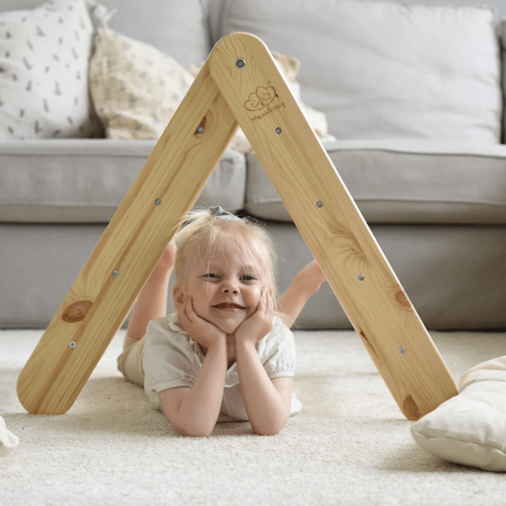 Pikler Wooden Climbing Ladder - White | Motricidade Tinitto – Made in Europe
