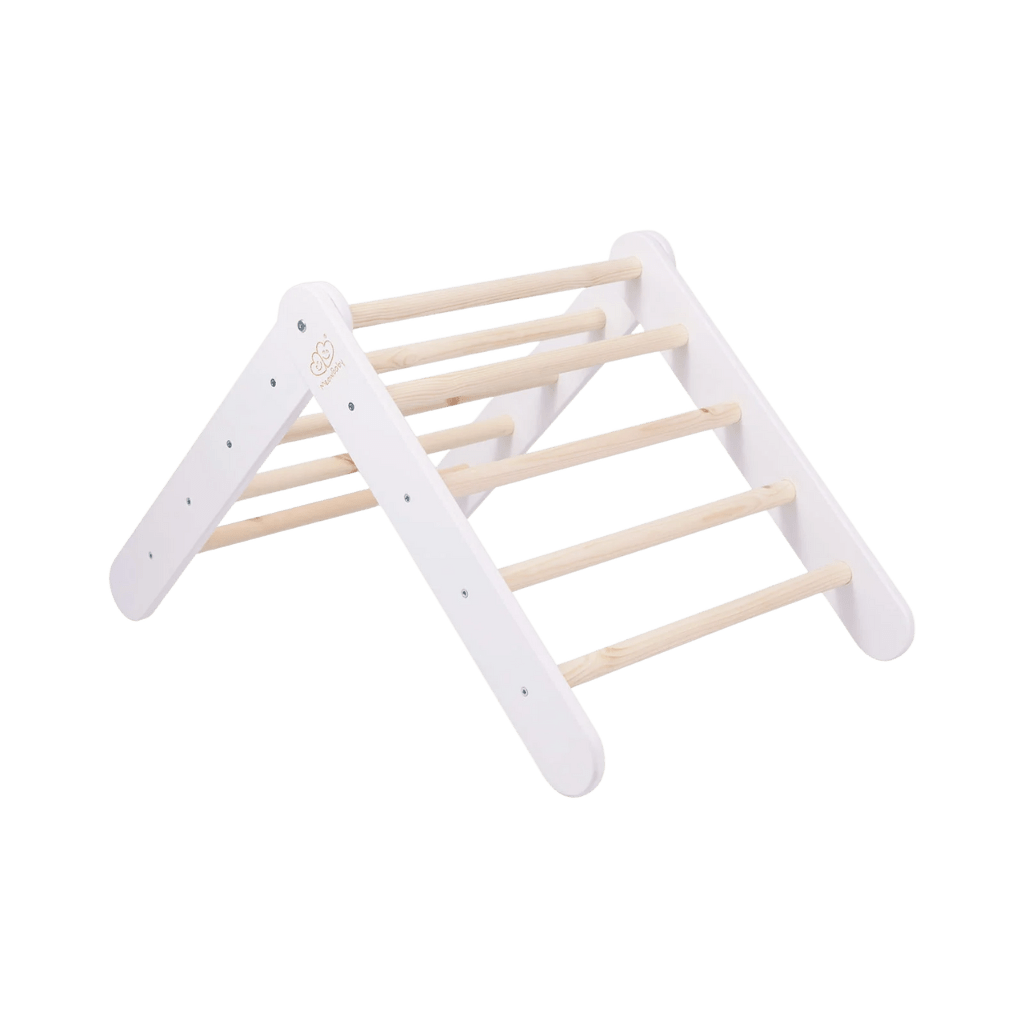 Pikler Wooden Climbing Ladder - White | Motricidade Tinitto – Made in Europe
