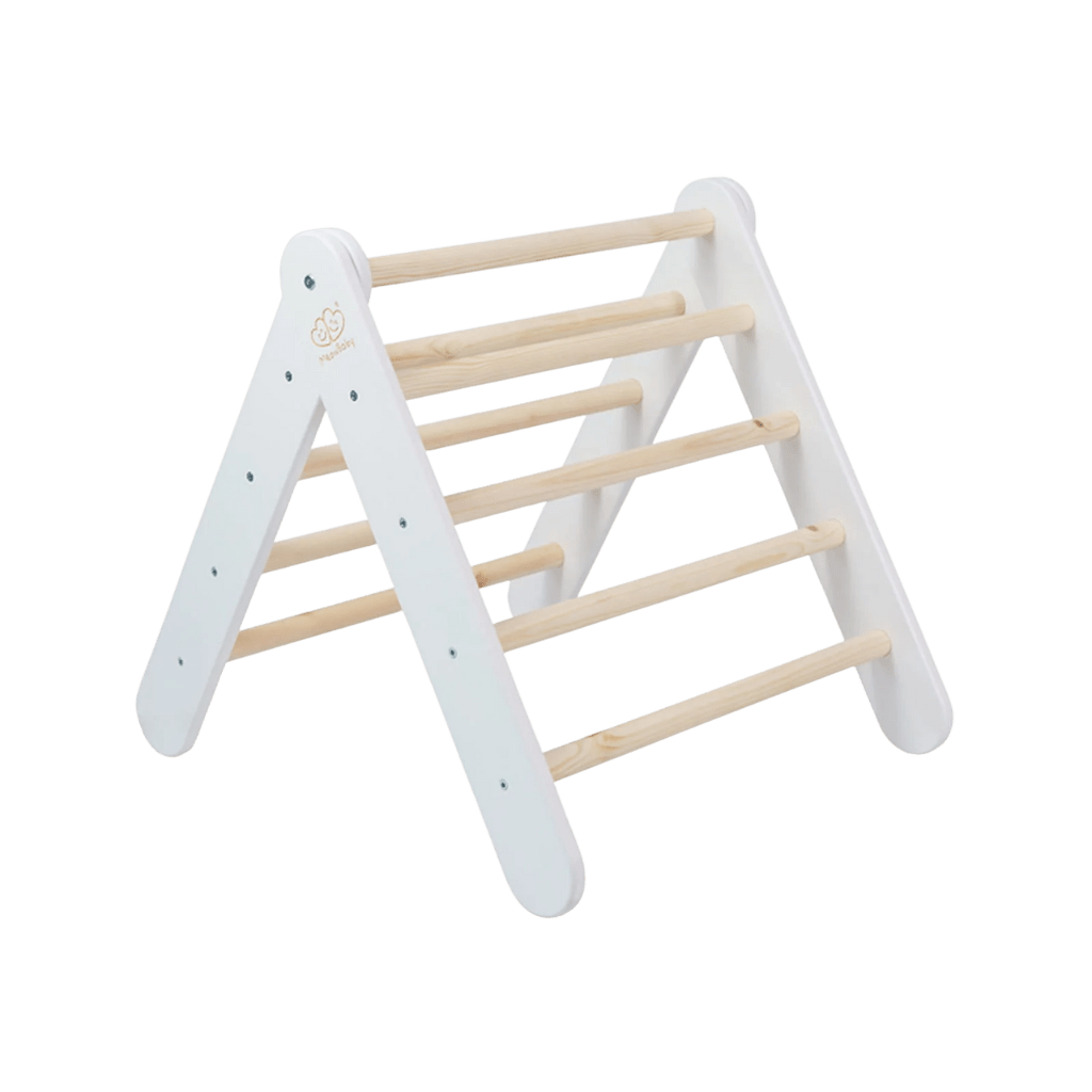 Pikler Wooden Climbing Ladder - White | Motricidade Tinitto – Made in Europe