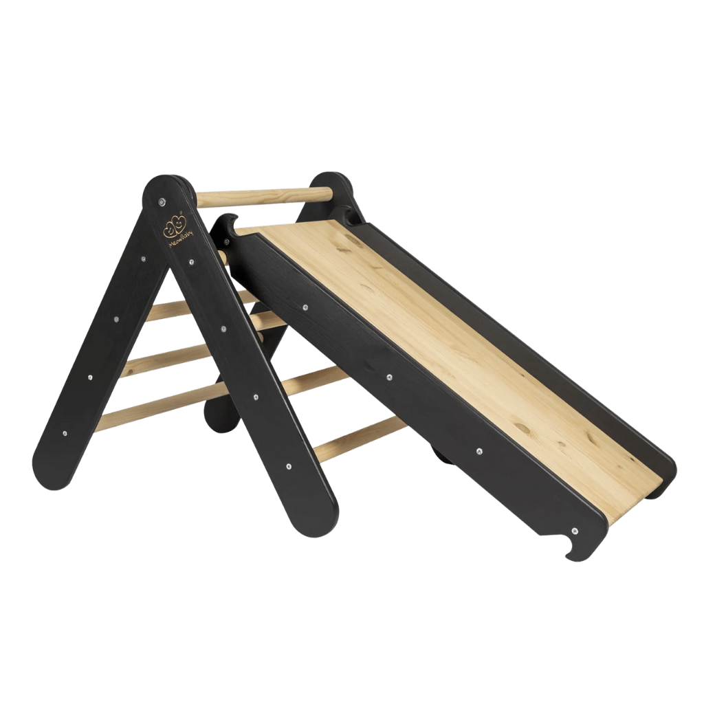 Échelle Pikler avec Toboggan - Mur d'escalade - Black en | Motricidade Tinitto – Fabrication européenne